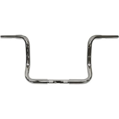 LA Choppers Chrome 1 1/4" Ape Hanger Handlebars 10" Harley Batwing Fairing Flht