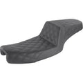 Saddlemen Black Lattice Stitch Step Up Seat for 91-95 Fxd Dyna