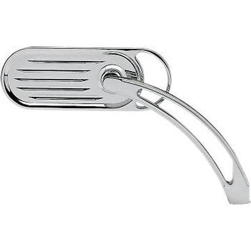 Arlen Ness Chrome Slingshot Grooved Mirror for Harley (SOLD Each)