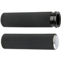 Arlen Ness 07-326 Chrome Fusion Knurled Hand Grips for Harley Electronic Tbw