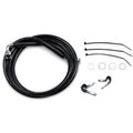 Drag Specialties 1741-2561 Extended Length Black Vinyl Front Brake Line Kit +10"