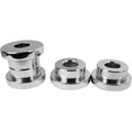 LA Choppers LA-7400-50 Chrome Solid Handlebar Riser Bushing Set