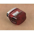 Drag Specialties DS280457 LED Taillight - Red Lens - Chrome