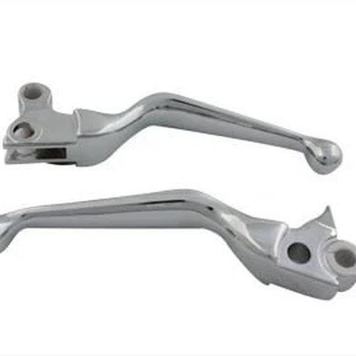 V-Factor 43036 Chrome Wide Blade Lever Set for Big Twin 96-17