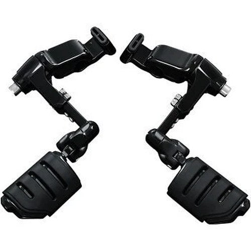 Kuryakyn 3990 Black Ergo Iii Cruise Mounts for Honda GL1800 01-17 & F6B 13-16