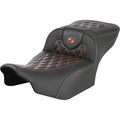 Saddlemen 0801-1796 Roadsofa Extended Reach Seat Orange Stitch Fltr Flhx 23-24