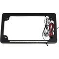 Custom Dynamics TF02-B Black Dual LED License Plate Frame