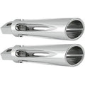 Arlen Ness 06-470 Chrome Deep Cut Ness-Tech Male Mount Foot Pegs for Harley
