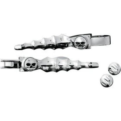 Kuryakyn 1047 Chrome Zombie Levers for Harley Big Twin Softail Dyna 96-17