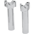 Drag Specialties 1803-1512 Chrome 6" Buffalo Risers for 1" Harley Handlebars