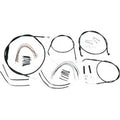 Burly BRANDB30-1003Complete Black Vinyl Handlebar Cable/Line Kit for Ape Hanger