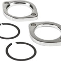 HardDrive 17-0171 / 820-0160 Chrome Exhaust Flange Kit