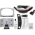 Ciro 40253 Chrome Red Latitude Taillight & License Plate Mount 14-21 Flhx Fltr