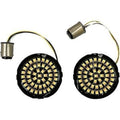 Custom Dynamics Genesis Solid Amber/White LED Front Turn Signals 1157 Bullet
