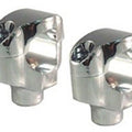 V-Factor 41002 Chrome 1-1/2" Tall Risers for 1-1/4" Handlebars for Fxstc