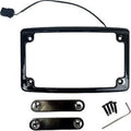 Custom Dynamics LPF-RAD-23CVO-B Illuminated Radius License Plate Frame- Black
