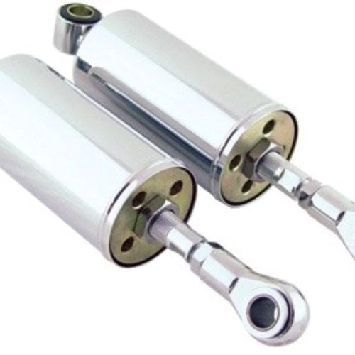 V-Factor 29096 Chrome Adjustable Length Shocks for Harley Softail 89-99