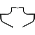 Lindby Black Front Linbar Highway Bar for Harley 00-17 FLSTC/FLSTF/FLSTN