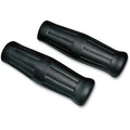 Joker Black Custom Rubber Radial Hand Grips for Harley 96-20 1" Application