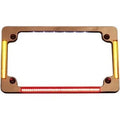 Custom Dynamics Chrome LED All-in-One Flat License Plate Frame
