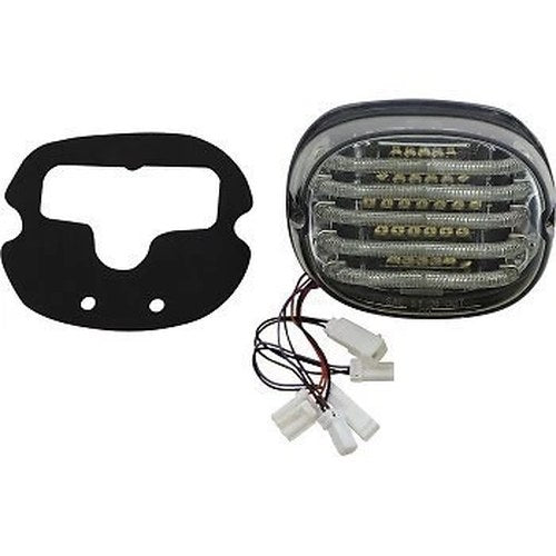 Custom Dynamics Smoke ProBEAM Integrated Low Profile LED Taillight w Bottom Tag