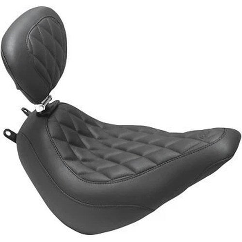 Mustang Wide Tripper Solo Front Seat FLDE/FLHC Softail Deluxe & Heritage 18-21