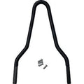 Drag Specialties 1501-0765 Round Sissy Bar- Black - 10.12"H x 8.75"W
