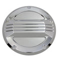 V-Twin 42-1376 Chrome Air Flow Clutch Derby Cover for Harley Touring 16-26