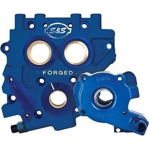 S&S Cycle 310-0732 TC3 Oil Pump and Cam Support Plate Kit for 07-17 Twin Cam