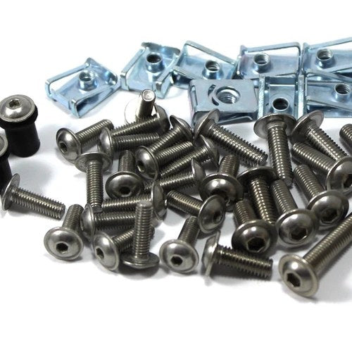 Ducati Panigale 1199 899 Stainless Fairing Bolts Clip Screen Wellnut Kit 2012-15