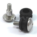 2x Stainless Shoulder Bolts & Rubber Fairing Grommets fits Suzuki GSX-R Gsxr