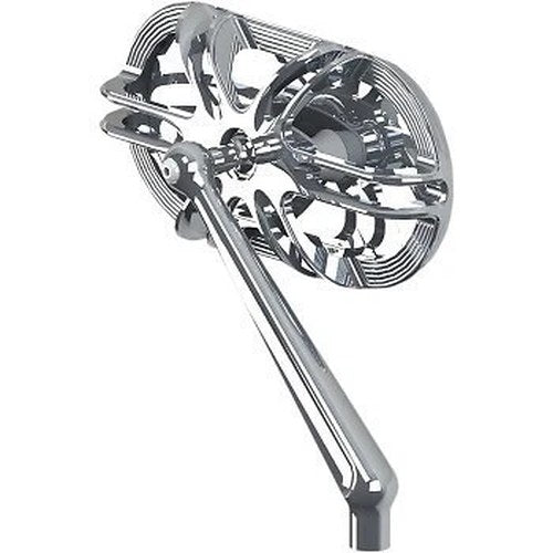 Arlen Ness Right Side Chrome Deep Cut Caged Series Mirror for Harley (SOLD Each)