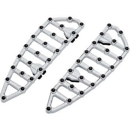 Arlen Ness 06-890 Chrome MX Billet Driver Floorboards for Harley Touring 80-21