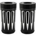 Arlen Ness 20-034 Black Deep Cut Aluminum Fork Boot Covers for 14-22 Touring