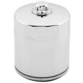 Twin Power 603613 Chrome Oil Filter w/Nut for Harley Davidson Twin Cam & M8