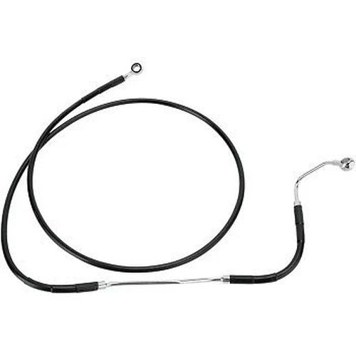 Drag Specialties 1741-2937 +10" Extended Length Black Vinyl Front Brake Line Kit