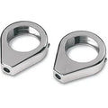 Drag Specialties DS-222190 Turn Signal Fork Clamps- 41mm - Chrome