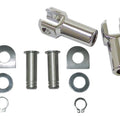 V-Factor 24139 Chrome Passenger Foot Peg Bracket Female Clevis for Harley