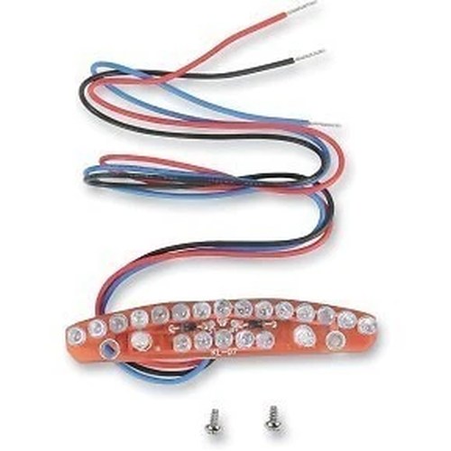Drag Specialties 2030-0035 Side Mount LED Taillight/License Plate ReplacementLED