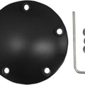 Drag Specialties 0940-1242 Flat Black Points Ignition Timer Cover for Twin Cam