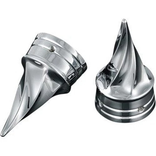 Kuryakyn 1217 Twisted Front Axle Cap for 84-06 Softail 80-99 Touring 88-07 XL