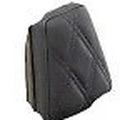 Drag Specialties 0822-0449 Sissy Bar Pad Black Double Diamond Stitch