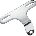 Chrome Single-Mount Headlight Bracket for Harley