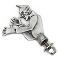 V-Twin 48-0841 Devil License Plate Topper for Harley Motorcycles