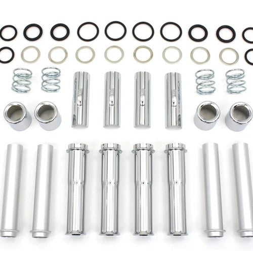 V-Twin 11-0824 Chrome Pushrod Tube Cover Kit for 99-17 Twin Cam
