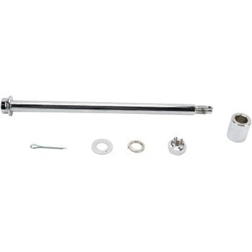 Drag Specialties DS-223049 Chrome Rear Axle Kit for Harley Softail 86-99