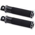 Arlen Ness 07-929 Black Beveled Fusion Male-Mount Footpegs for Harley