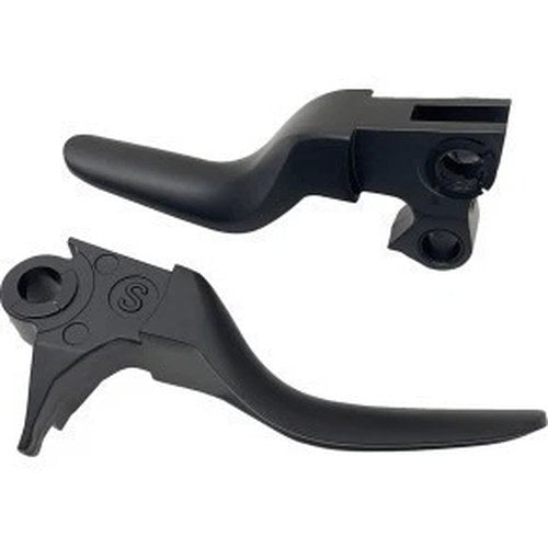 Drag Specialties 0610-2303 Black Short Lever Set for 96-17