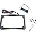 Custom Dynamics License Plate Frame Black Radius for Harley Davidson TF05-B