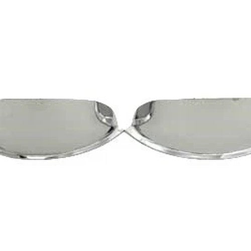 V-Twin 42-0202 Chrome Spotlight Visor Set 4.5" Pair for Harley